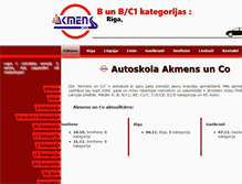 Tablet Screenshot of akmens-co.lv